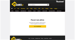 Desktop Screenshot of forum.games.it