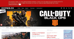 Desktop Screenshot of games.ch