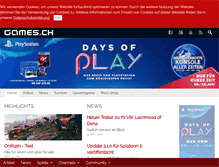 Tablet Screenshot of games.ch