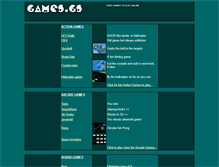 Tablet Screenshot of games.gs