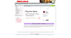 Desktop Screenshot of games.com.au